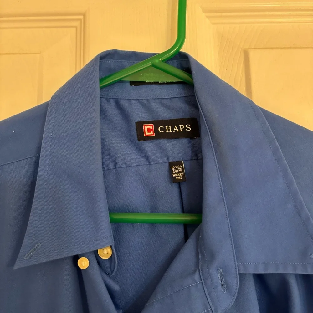Chaps Blue Button Down | Large - Picture 5 of 5